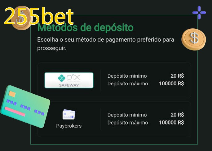 O cassino 255betbet oferece uma grande variedade de métodos de pagamento